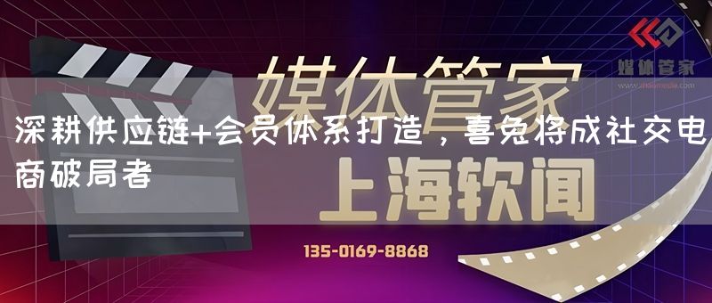 深耕供应链+会员体系打造,喜兔将成社交电商破局者