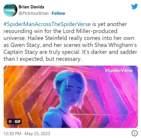 《蜘蛛侠:纵横宇宙》获超高评价(图12) 《蜘蛛侠:纵横宇宙》获超高评价(图12)