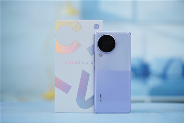 绝美双拼色+仿生双眸！小米Civi 3玫瑰紫图赏(图8)