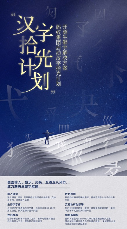 消除汉字“数字鸿沟”!蚂蚁“汉字拾光计划”解决生僻字输入难题(图2) 消除汉字“数字鸿沟”!蚂蚁“汉字拾光计划”解决生僻字输入难题(图2)