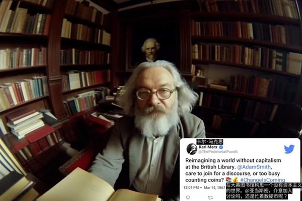 AI画图神器打造的名人自拍爆火！1万多人点赞 夏娃猫王孔子都有(图6)