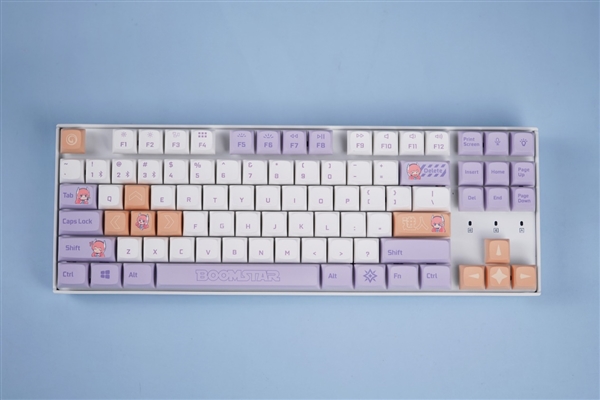高颜值87键！影驰Keychron K8 Pro星曜娘联名键盘图赏(图2)