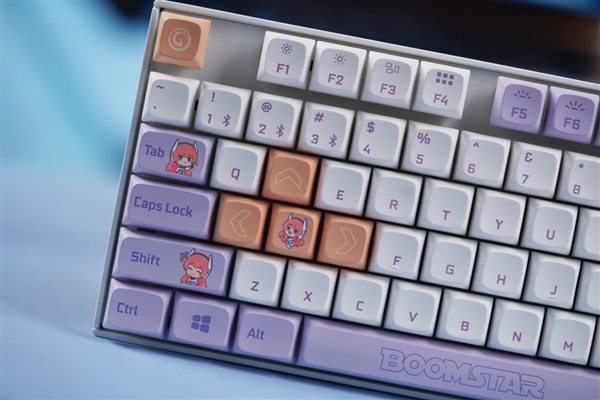 高颜值87键！影驰Keychron K8 Pro星曜娘联名键盘图赏(图9)
