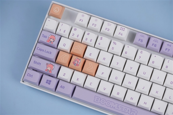 高颜值87键！影驰Keychron K8 Pro星曜娘联名键盘图赏(图8)