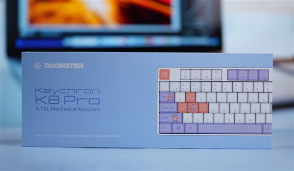 高颜值87键！影驰Keychron K8 Pro星曜娘联名键盘图赏(图20)